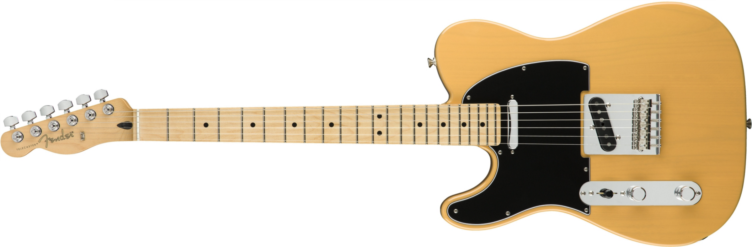 Fender Tele Player Lh Gaucher Mex 2s Mn - Butterscotch Blonde - Left-handed electric guitar - Main picture