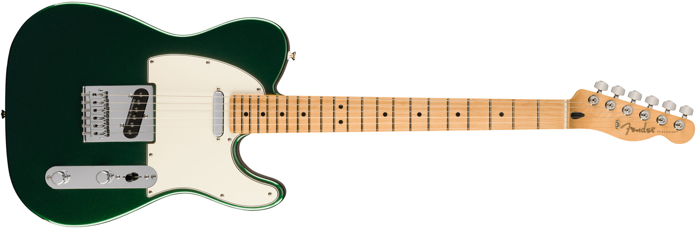Fender Tele Player Ltd Mex 2s Seymour Duncan Mn - British Racing Green - Tel shape electric guitar - Main picture