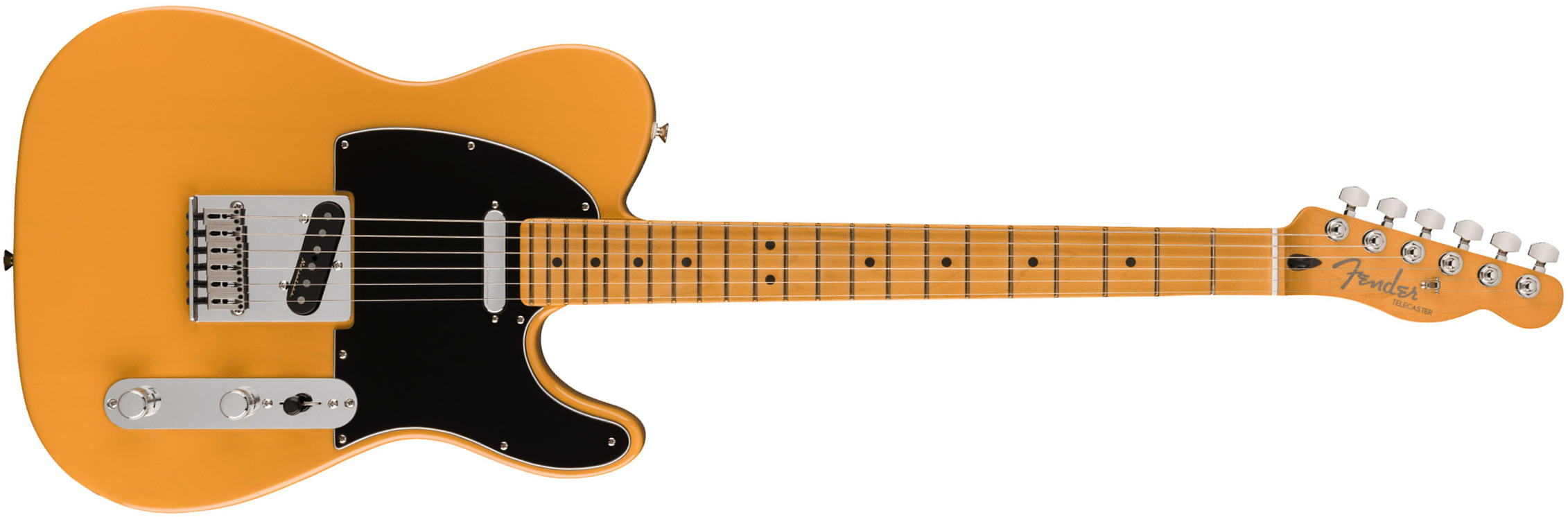 Fender Tele Player Plus Mex 2023 2s Ht Mn - Butterscotch Blonde - Tel shape electric guitar - Main picture
