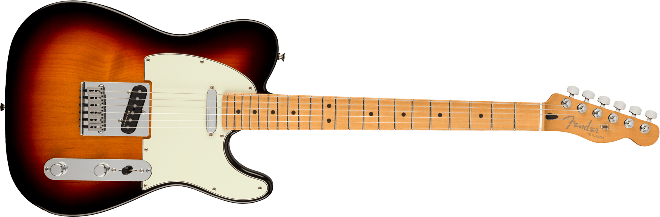 Fender Tele Player Plus Mex 2s Ht Mn - 3-color Sunburst - Tel shape electric guitar - Main picture