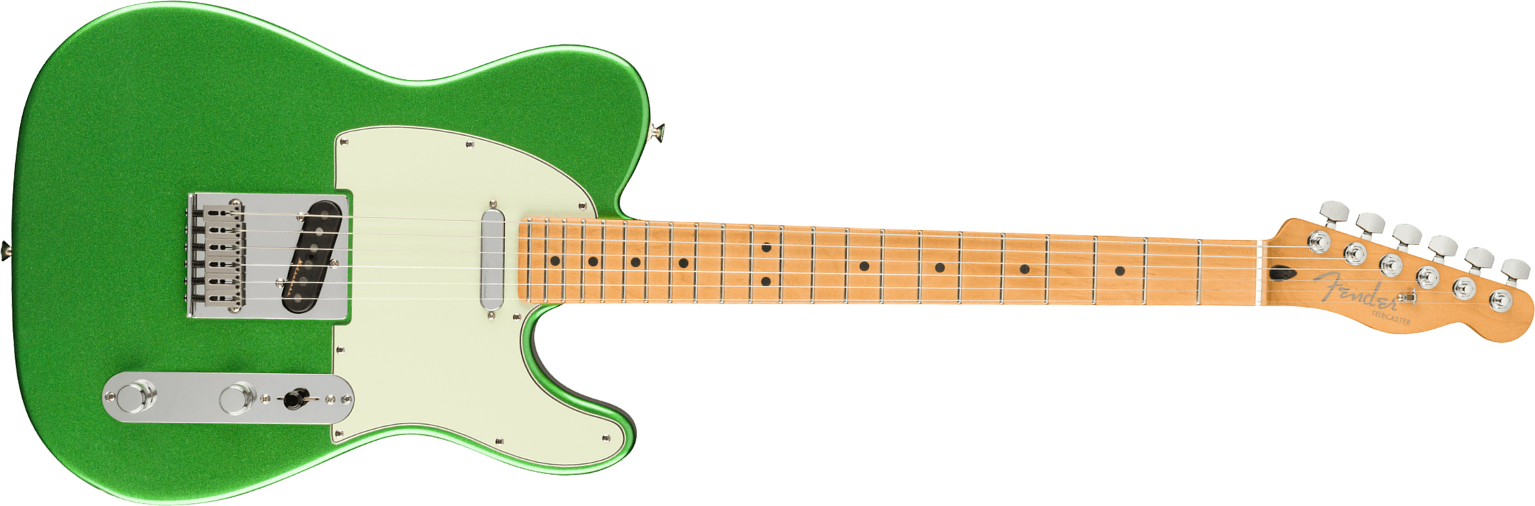 Fender Tele Player Plus Mex 2s Ht Mn - Cosmic Jade - Tel shape electric guitar - Main picture