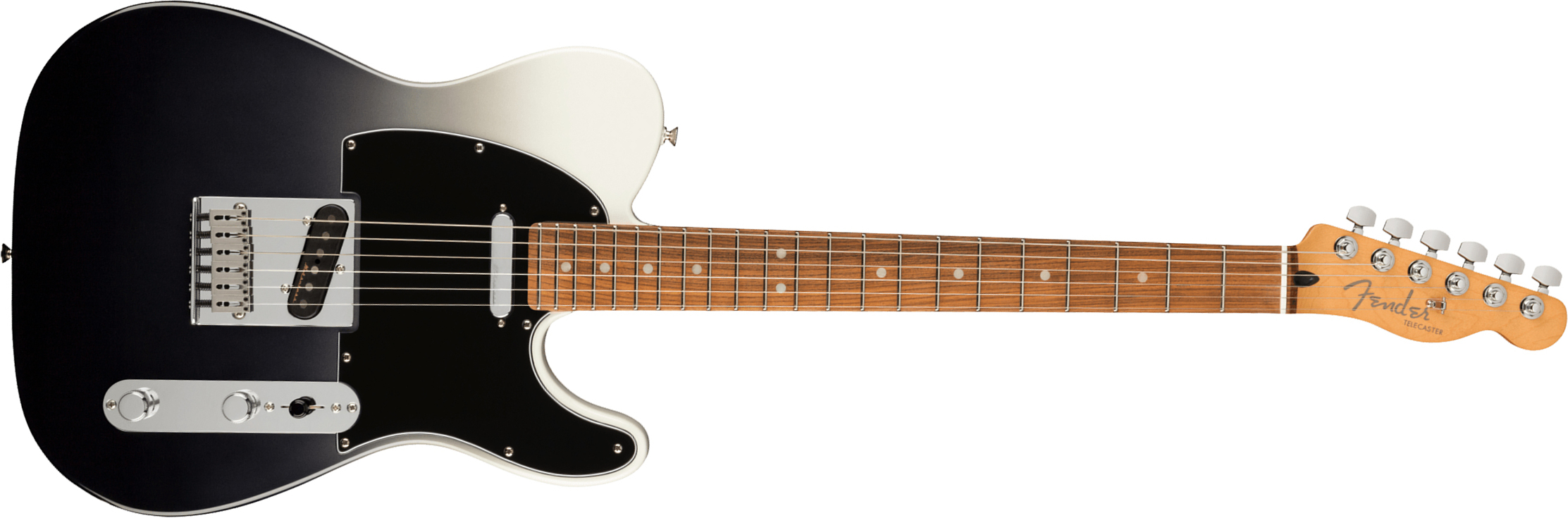Fender Tele Player Plus Mex 2s Ht Pf - Silver Smoke - Tel shape electric guitar - Main picture