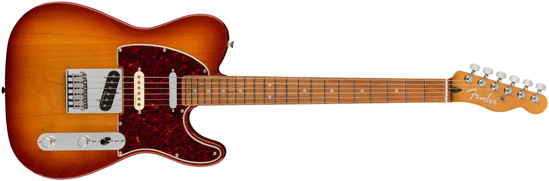 Fender Tele Player Plus Nashville Mex 2023 2s Ht Pf - Sienna Sunburst - Tel shape electric guitar - Main picture