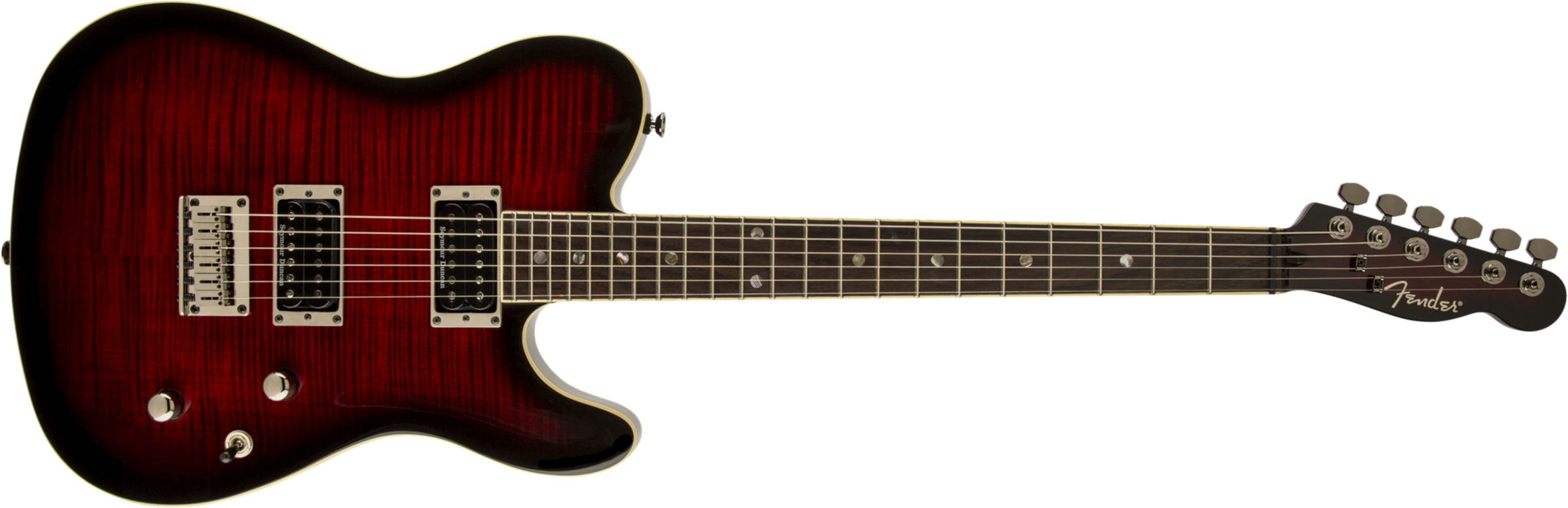 Fender Telecaster Korean Special Edition Custom Fmt (lau) - Black Cherry Burst - Tel shape electric guitar - Main picture