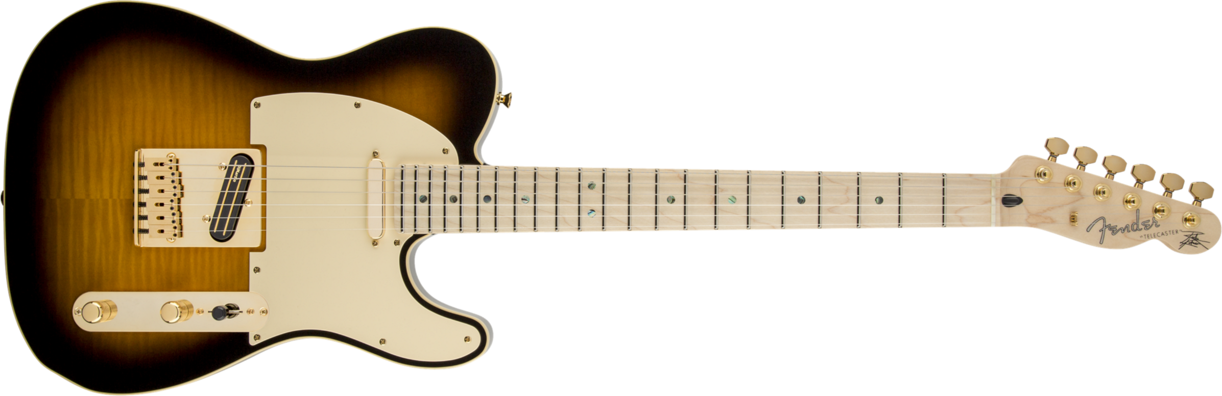 Fender Telecaster Richie Kotzen (jap, Mn) - Brown Sunburst - Tel shape electric guitar - Main picture