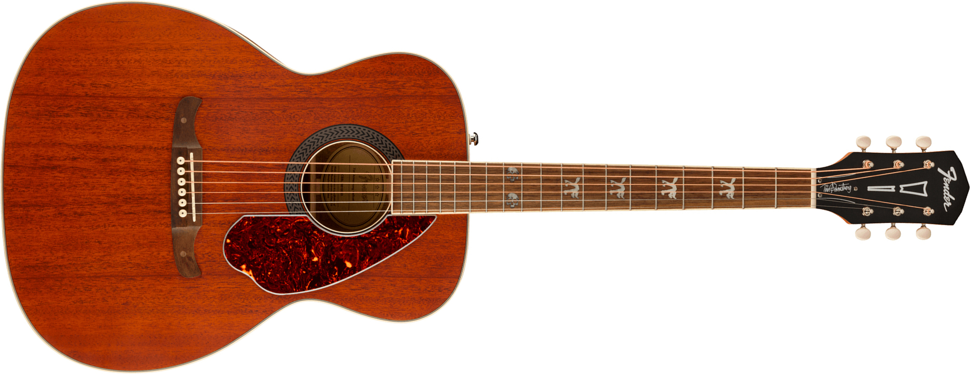 Fender Tim Armstrong Hellcat Concert Epicea Acajou Wal - Natural Satin - Folk guitar - Main picture