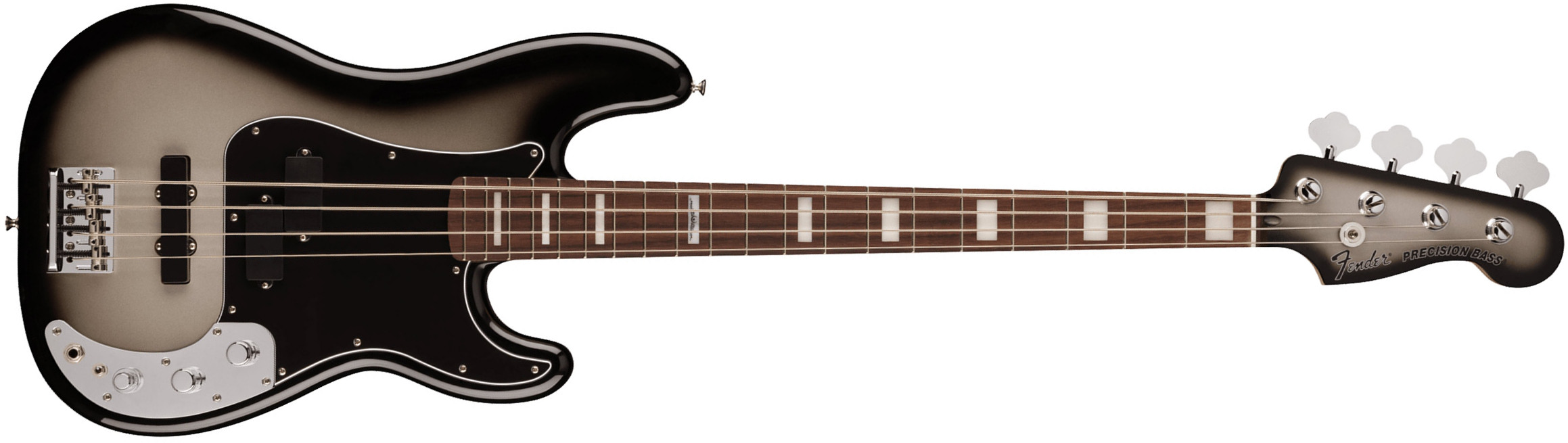 Fender Troy Sanders Precision Bass Signature Active Rw - Silverburst - Solid body electric bass - Main picture