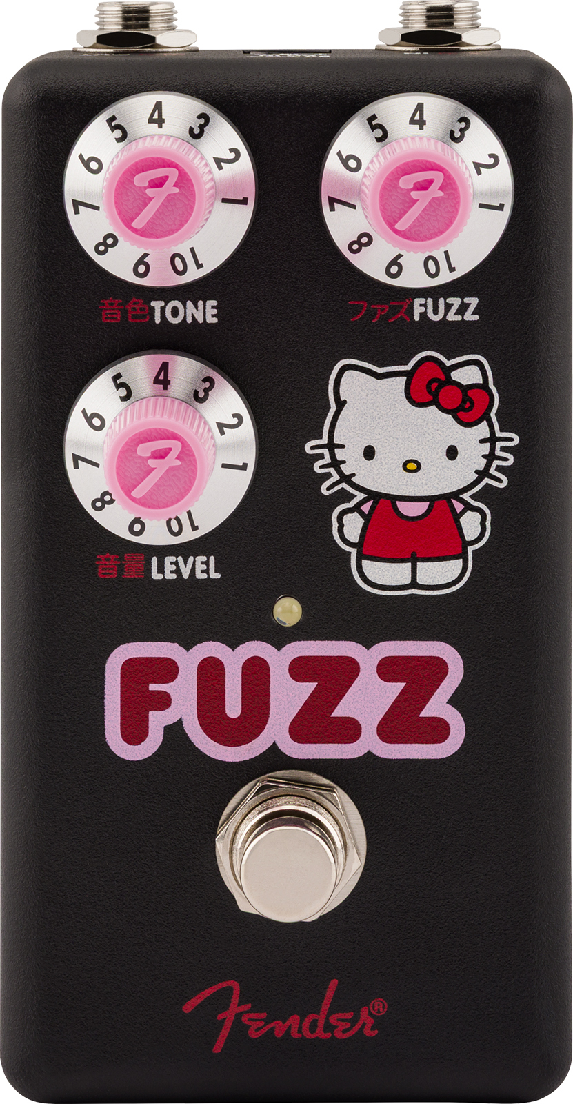 Fender X Hello Kitty Black Fuzz - Overdrive, distortion & fuzz effect pedal - Main picture