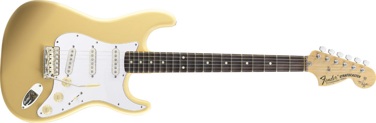 Fender Yngwie Malsteen Strat Artist Usa Signature Rw - Vintage White - Str shape electric guitar - Main picture