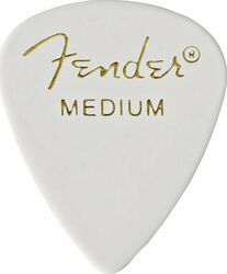 Guitar pick Fender 351 Classic Celluloid Medium White