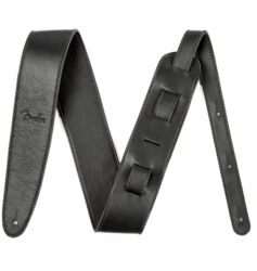 Guitar strap Fender Artisan Crafted Leather Straps 2.5inc. - Black