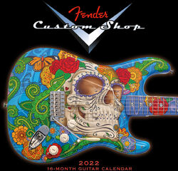 Calendar Fender 2022 Custom Shop Wall Calendar