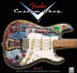 Calendar Fender 2023 Custom Shop Wall Calendar