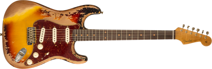 Fender Custom Shop 1960 Stratocaster Roasted #CZ583123 - Super heavy relic 3-color sunburst