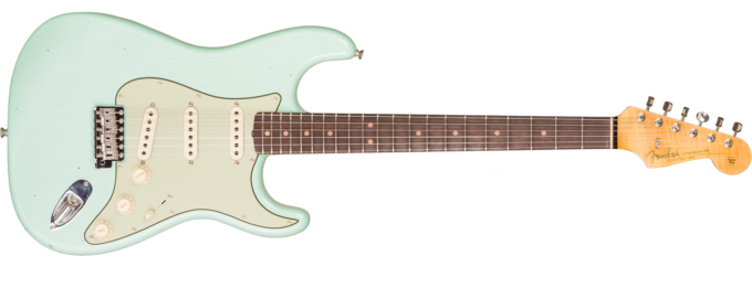 Fender Custom Shop 1964 Stratocaster #CZ579326 - Journey man relic aged surf green