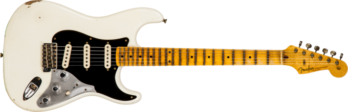 Fender Custom Shop Poblano II Stratocaster #CZ555378 - Relic olympic white