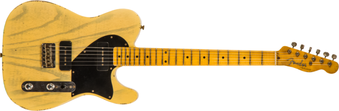 Fender Custom Shop 1950 Telecaster Masterbuilt Jason Smith #R116221 - Relic nocaster blonde