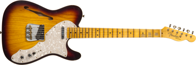 Fender Custom Shop '50s Thinline Telecaster #CZ574212 - Journeyman relic aged 2-color sunburst