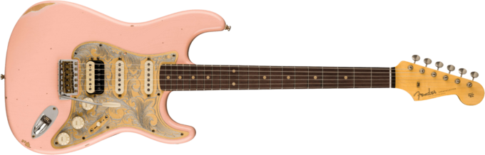 Fender Custom Shop Tyler Bryant Pinky Stratocaster Ltd - Relic aged shell pink
