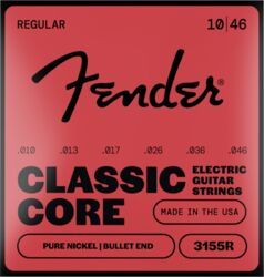 Electric guitar strings Fender GUIT. ELEC. 6C NCKL 3155R 10-46 BULLET