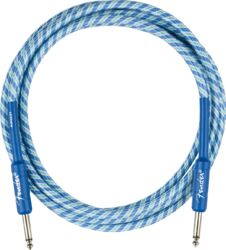 Cable Fender Icicle Holiday Instrument Cable 10ft - Blue