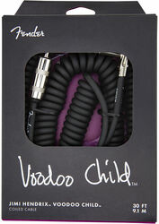 Cable Fender Jimi Hendrix Voodoo Child Coil Cable 30 (9.1m) - Black