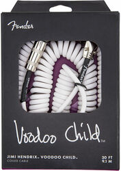 Cable Fender Jimi Hendrix Voodoo Child Coil Cable 30 (9.1m) - White
