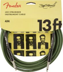 Cable Fender Joe Strummer Pro Instrument Cable 13ft - Drab Green