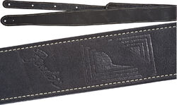 Guitar strap Fender Monogram Leather Strap - Black