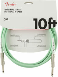 Original Instrument Cable, Straight, 10ft - Surf Green
