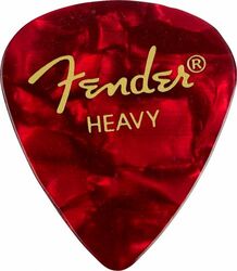 Guitar pick Fender Premium Celluloid 351 Heavy red moto