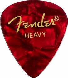 Guitar pick Fender Premium Celluloid 351 Heavy red moto