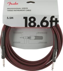 Cable Fender Professional Series Instrument Cable 18.6 ft - Red Tweed