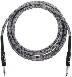 Cable Fender Professional Instrument Cable, Straight/Straight, 10ft - White Tweed