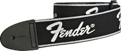 Guitar strap Fender Straps Running Logo - Black
