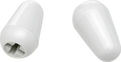 Toggle switch cap Fender Stratocaster Switch Tips - White