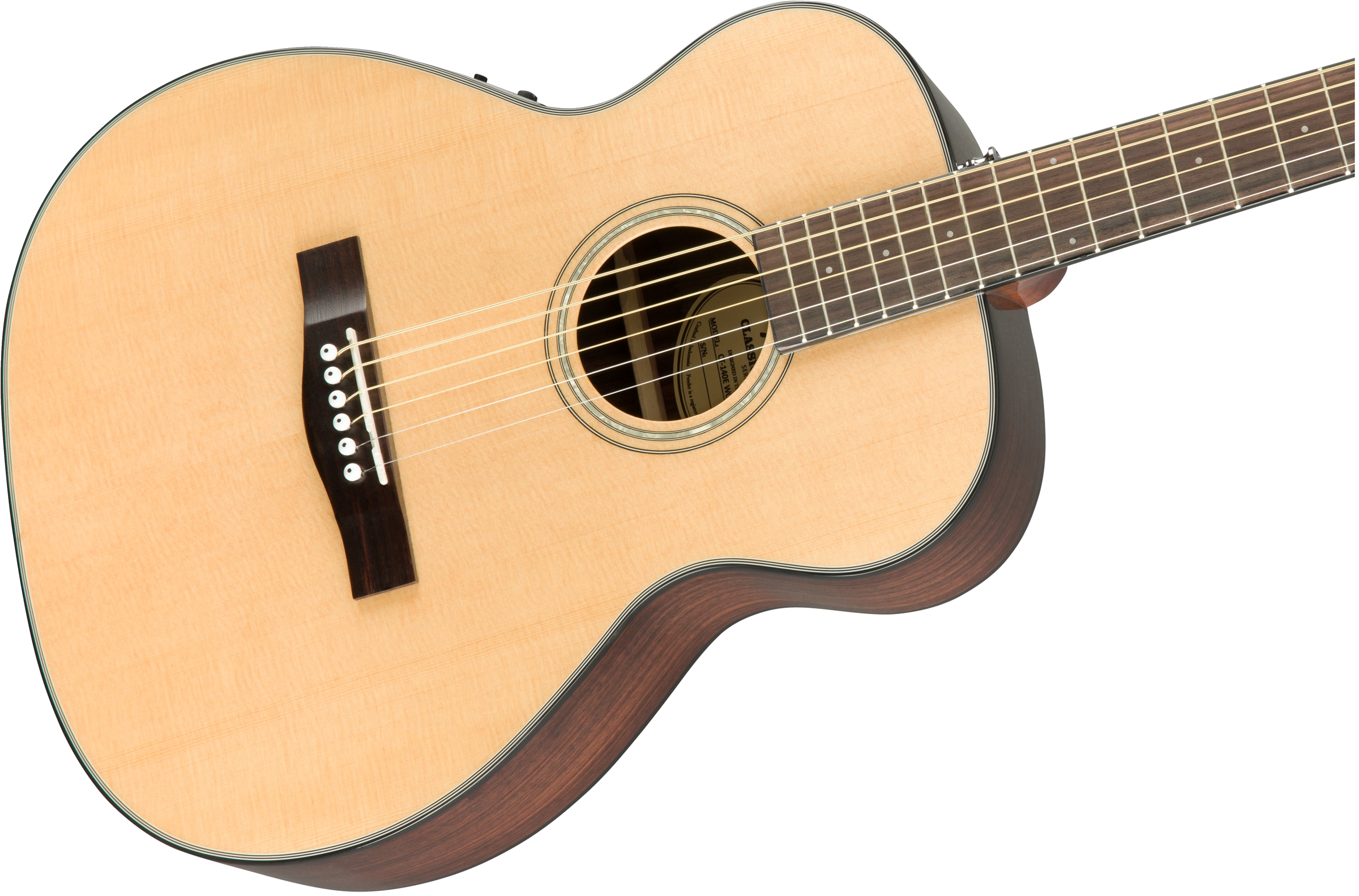 Fender Ct-140se Classic Design Travel Epicea Acajou +etui - Natural - Travel acoustic guitar - Variation 2
