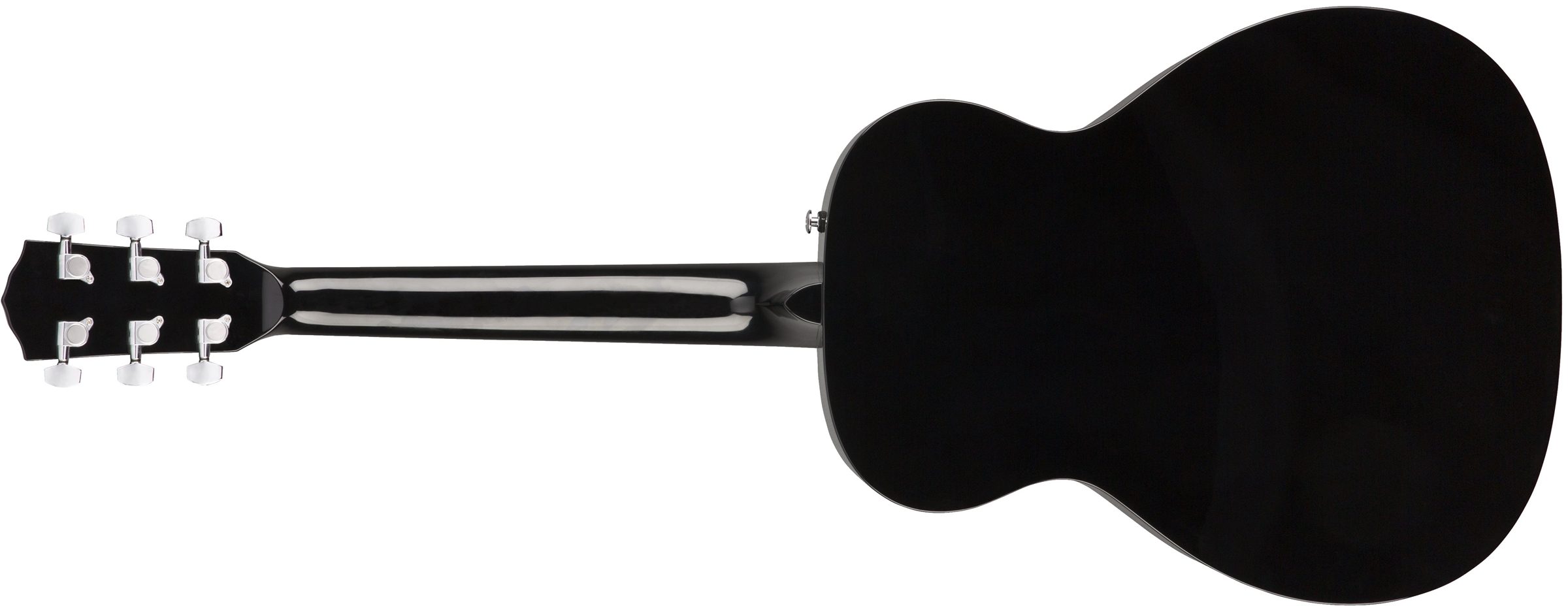 Fender Ct-60s Classic Design Travel Epicea Acajou - Black - Travel acoustic guitar - Variation 1