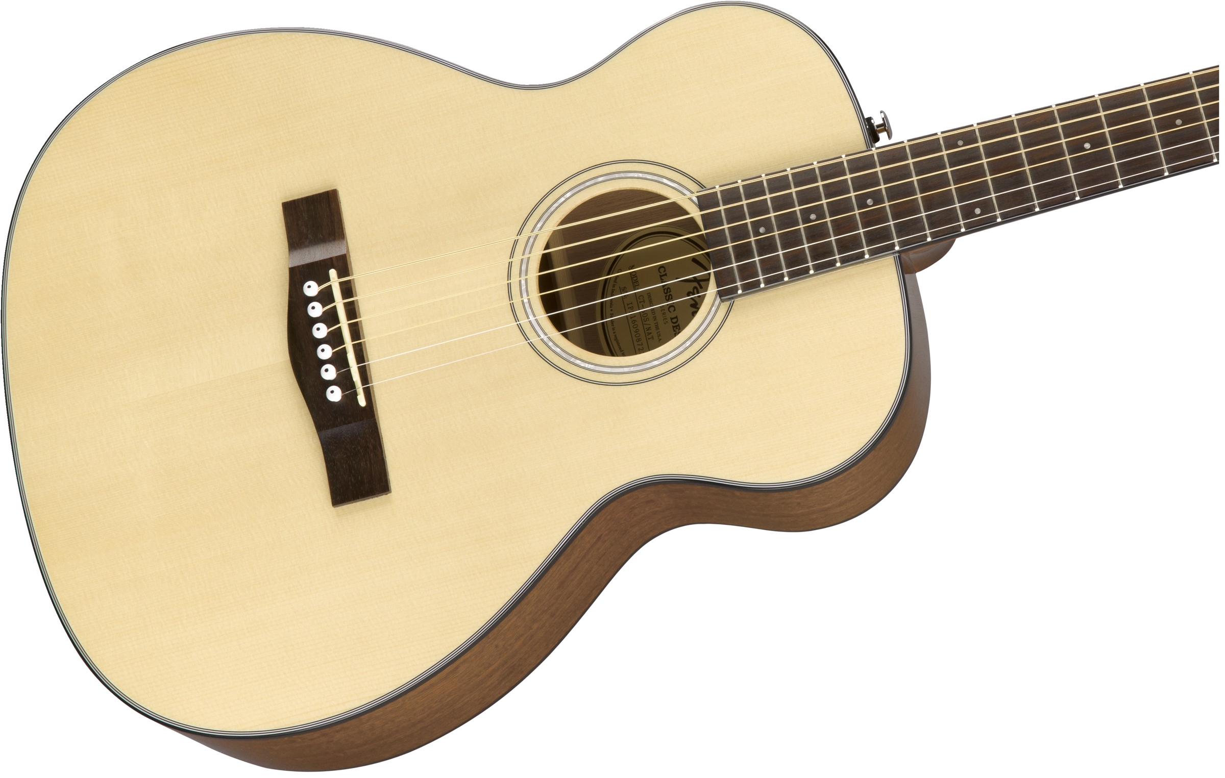 Fender Ct-60s Classic Design Travel Epicea Acajou - Natural - Travel acoustic guitar - Variation 2