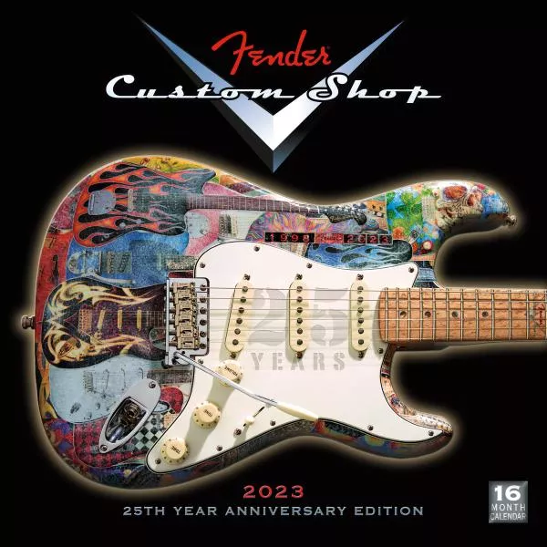 Calendar Fender 2023 Custom Shop Wall Calendar