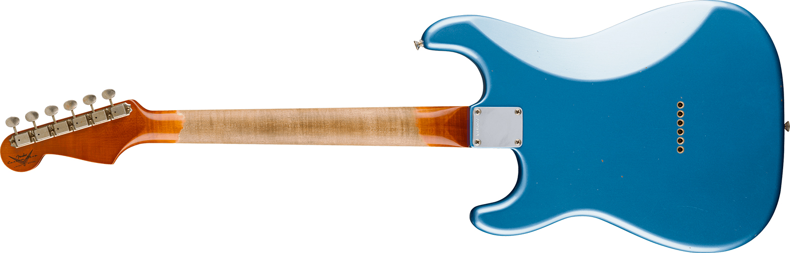 Fender Custom Shop Ariel Posen Strat Signature 2s P90 Ht Rw - Relic Lake Placid Blue - Signature electric guitar - Variation 1