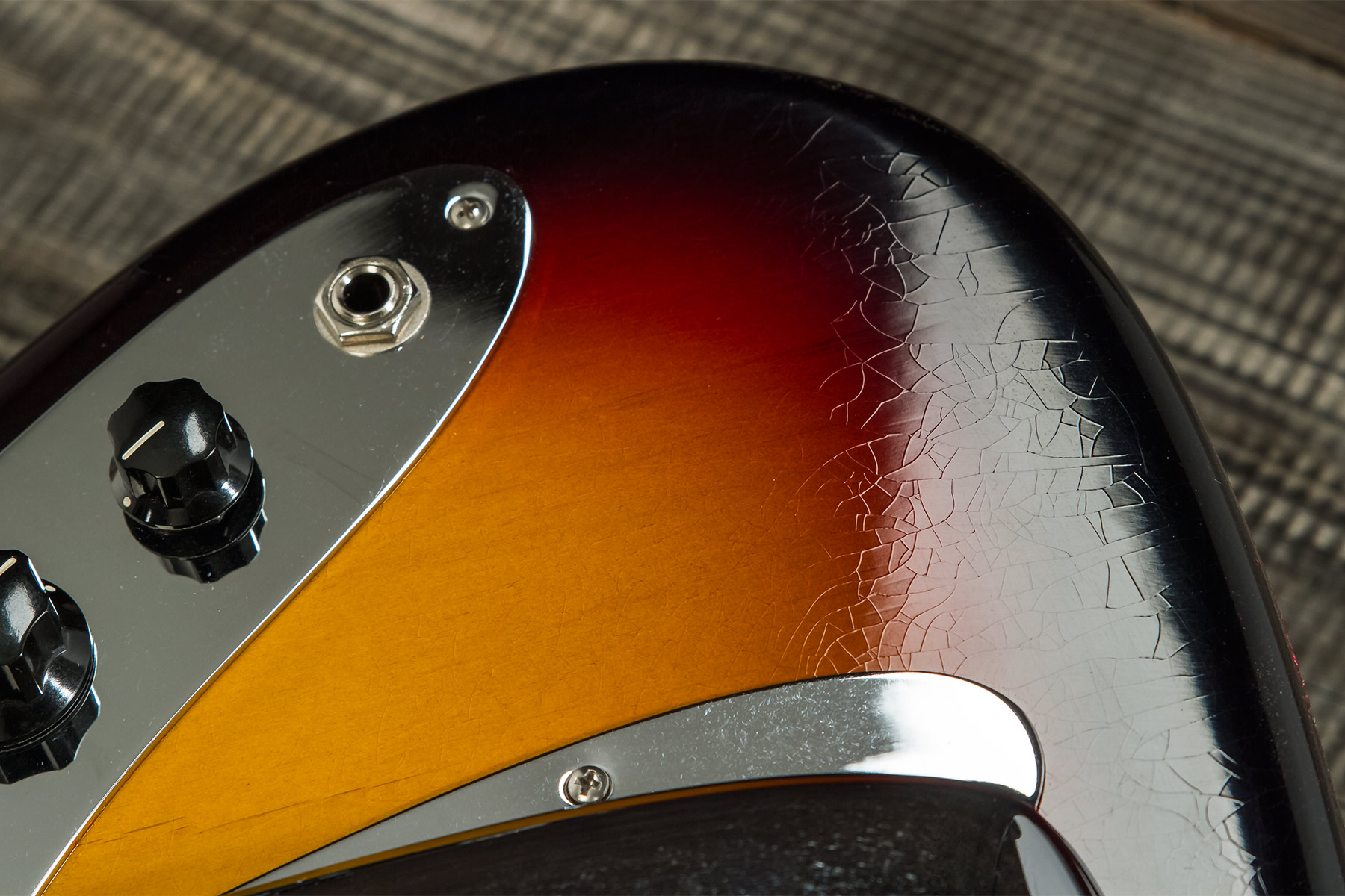 Fender Custom Shop Jazz Bass 1964 Rw #r129293 - Closet Classic 3-color Sunburst - Solid body electric bass - Variation 5