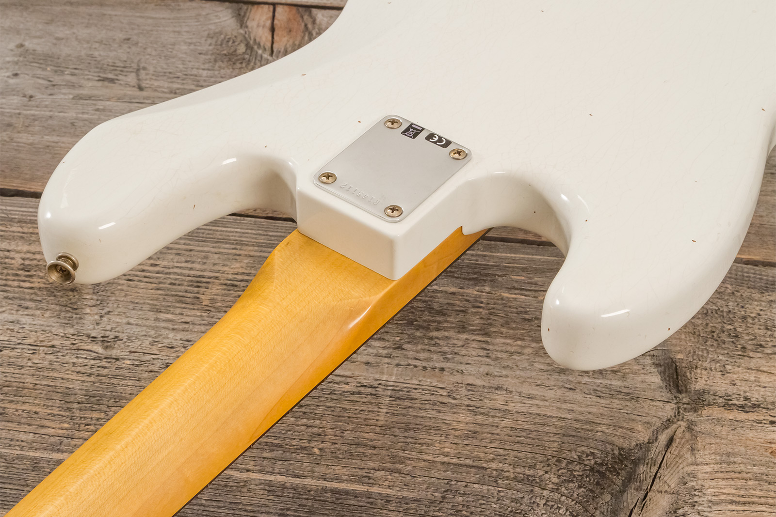 Fender Custom Shop Jazzbass 1964 Rw #r145112 - Journeyman Relic Olympic White - Solid body electric bass - Variation 9