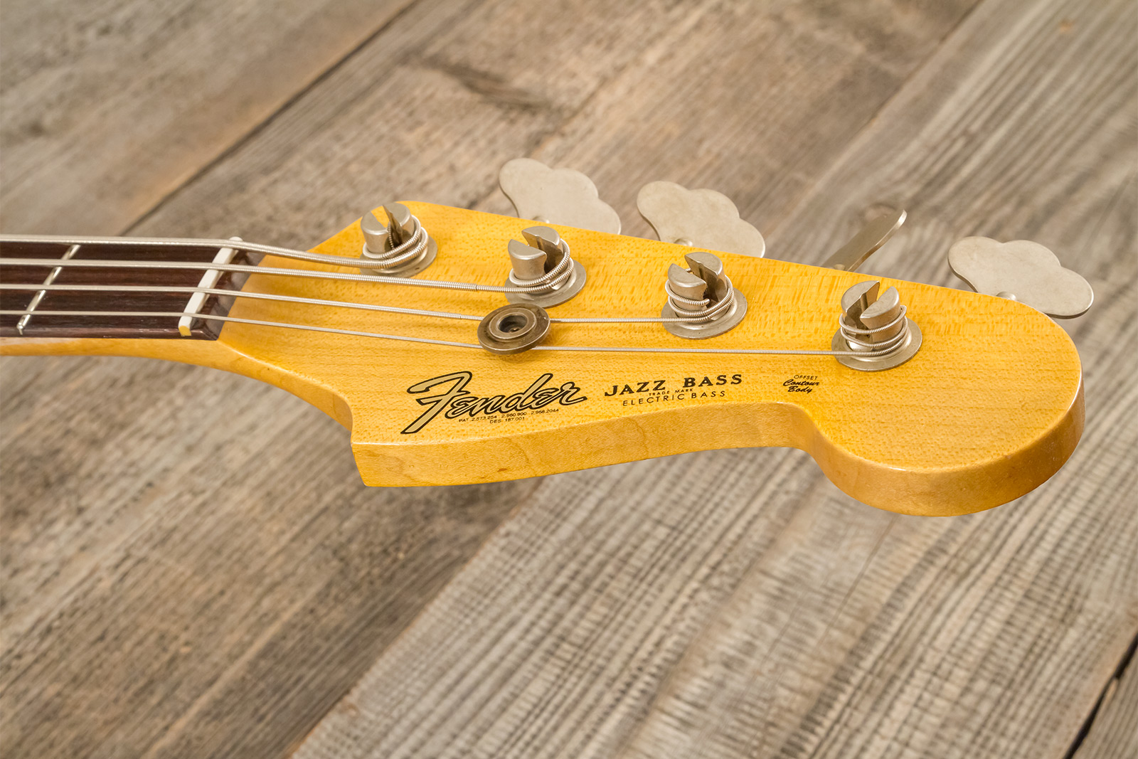 Fender Custom Shop Jazzbass 1964 Rw #r145112 - Journeyman Relic Olympic White - Solid body electric bass - Variation 7