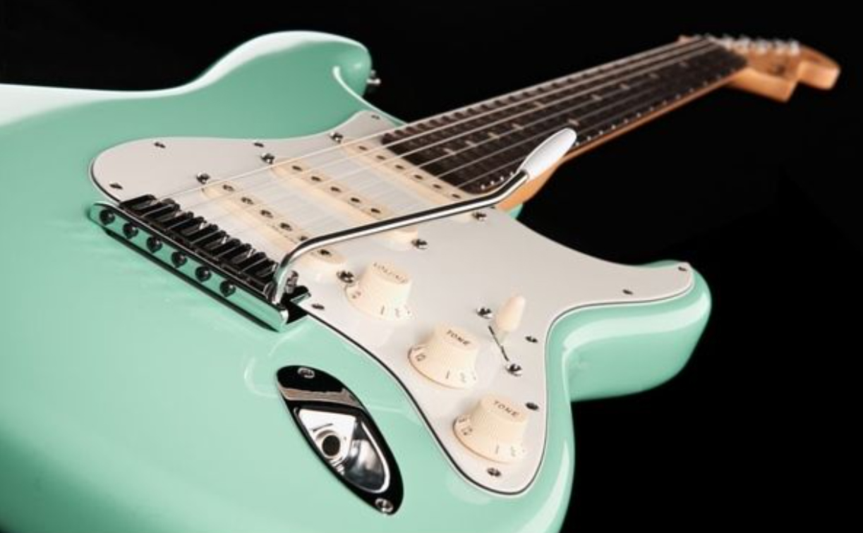 Fender Custom Shop Jeff Beck Strat 3s Trem Rw - Nos Surf Green - Str shape electric guitar - Variation 1