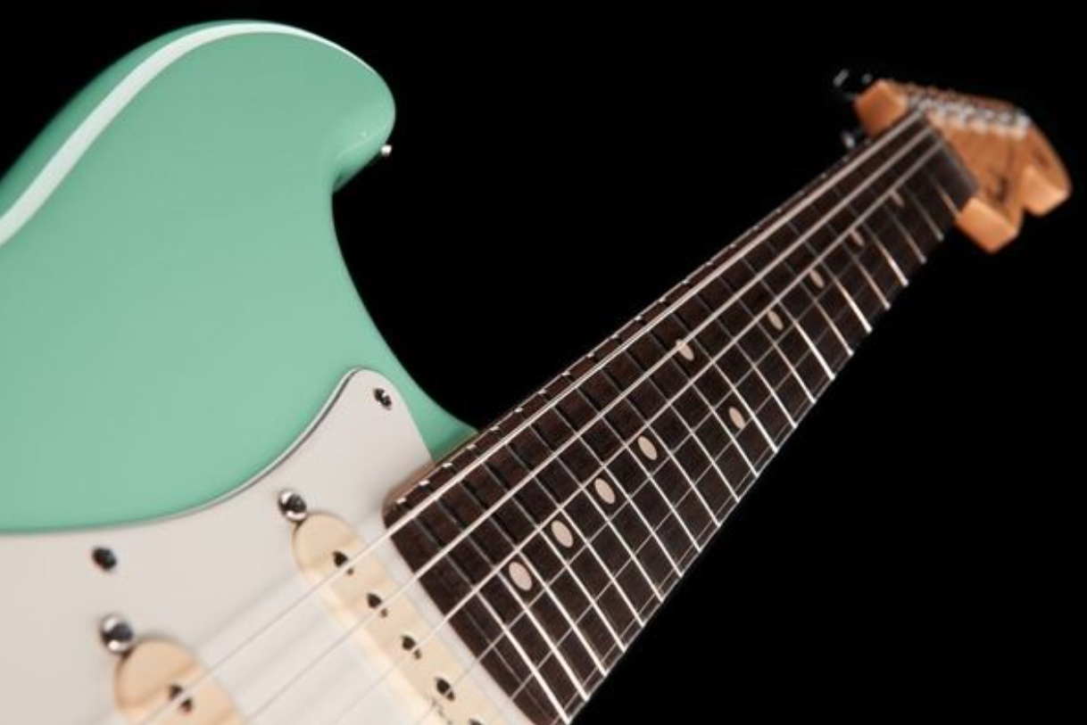 Fender Custom Shop Jeff Beck Strat 3s Trem Rw - Nos Surf Green - Str shape electric guitar - Variation 2