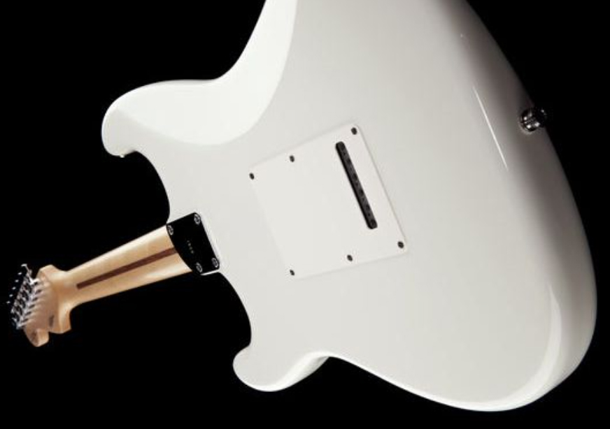 Fender Custom Shop Jeff Beck Strat 3s Trem Rw - Nos Olympic White - Str shape electric guitar - Variation 4