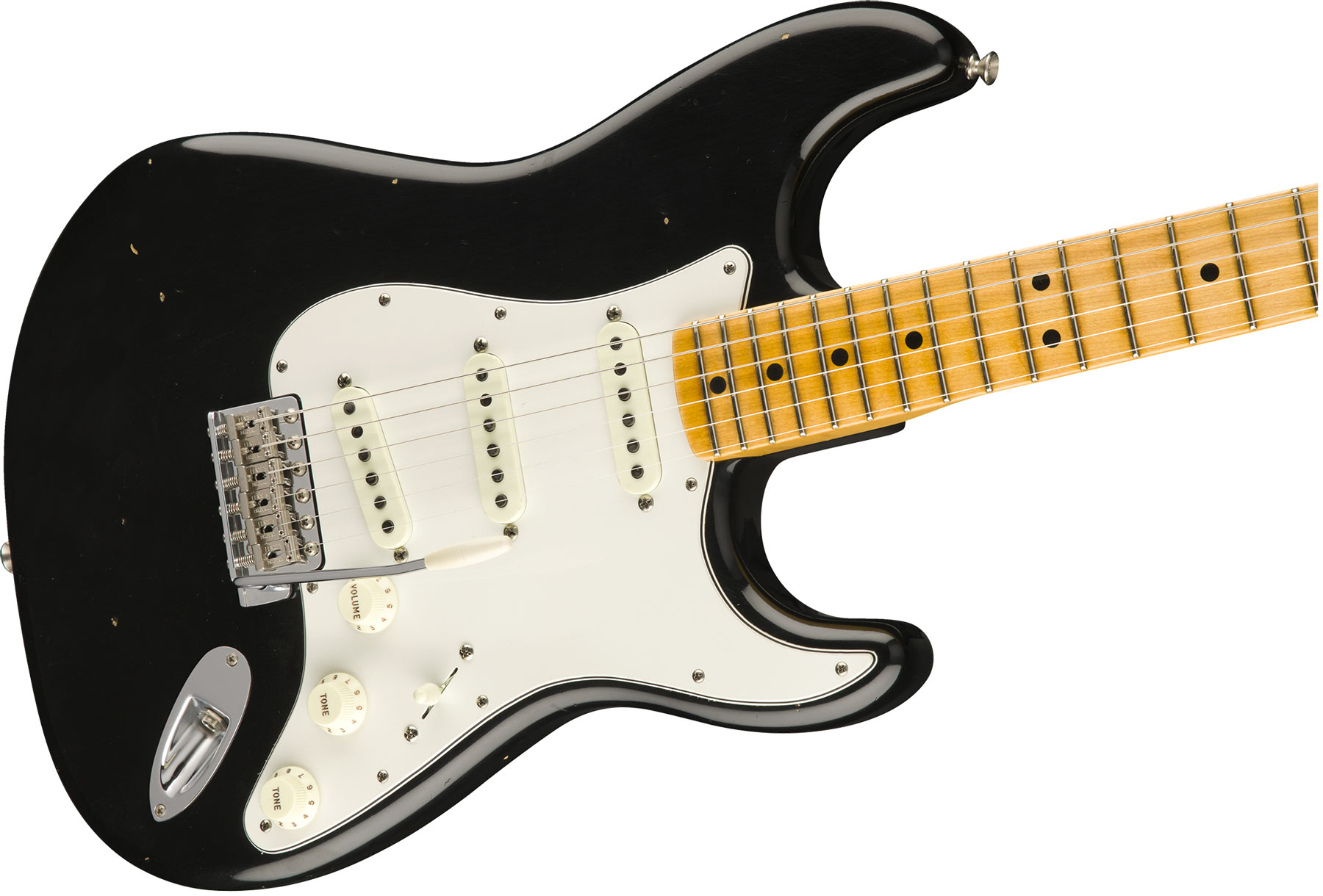 Fender Custom Shop Jimi Hendrix Strat Voodoo Child Signature 2018 Mn - Journeyman Relic Black - Str shape electric guitar - Variation 2