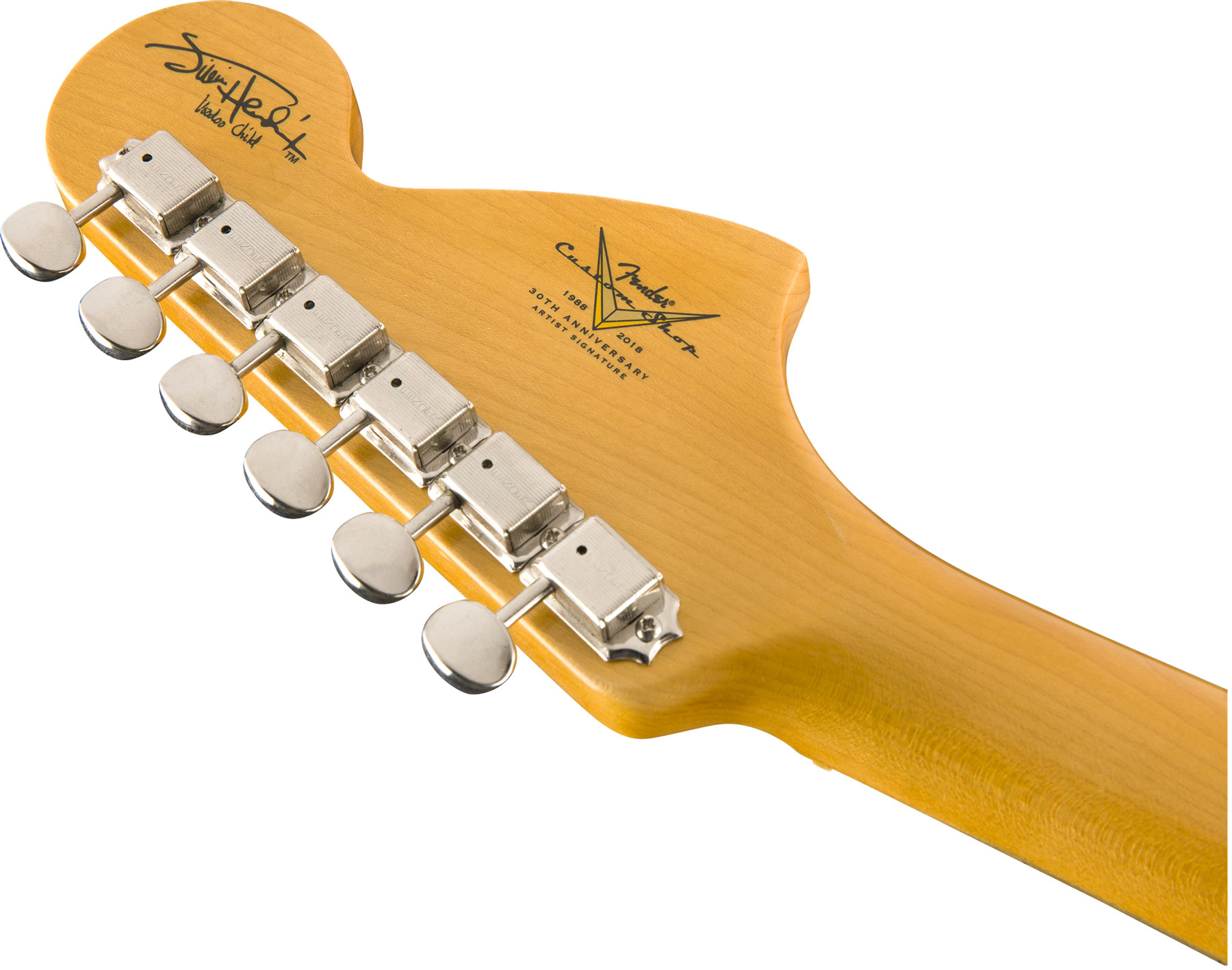 Fender Custom Shop Jimi Hendrix Strat Voodoo Child Signature 2018 Mn - Journeyman Relic Black - Str shape electric guitar - Variation 4