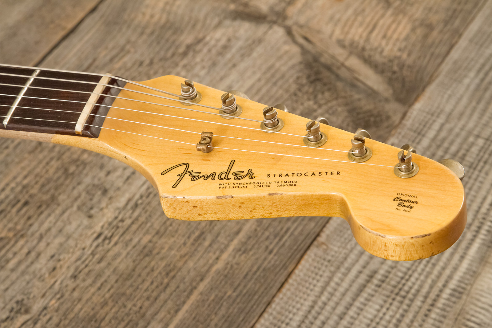 Fender Custom Shop Michael Landau Strat 1963 Signature Trem 3s #r133864 - Relic Fiesta Red O. 3-color Sunburst - Str shape electric guitar - Variation